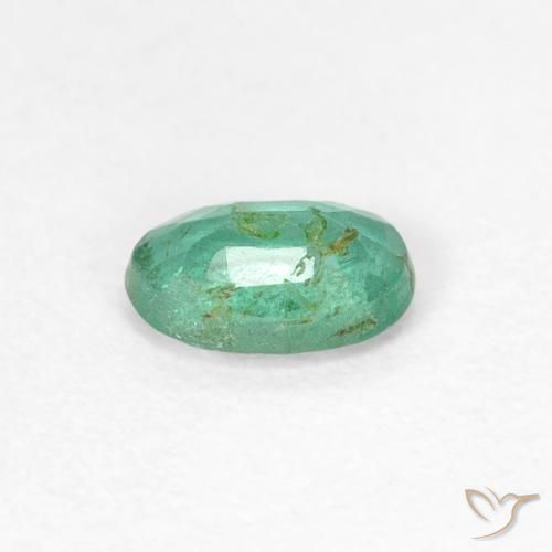 Émeraude Vert frais naturelle ovale, 0.38 ct, VS-SI