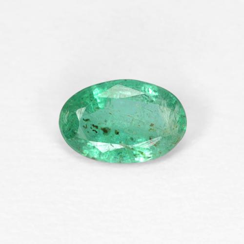 0.35ct Naturel Vert frais Émeraude, ovale, SI