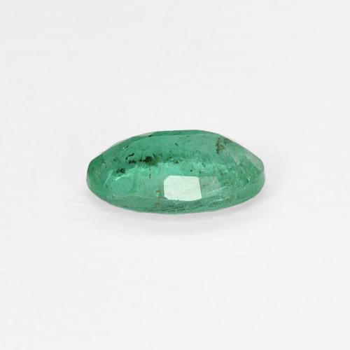 Émeraude Vert frais naturelle ovale, 0.35 ct, SI