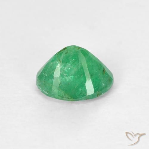 Émeraude Vert moyen naturelle ovale, 0.40 ct, VS-SI