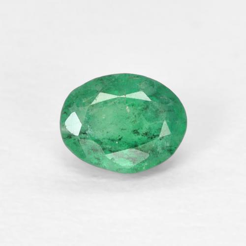 0.37ct Naturel Vert moyen Émeraude, ovale, VS-SI