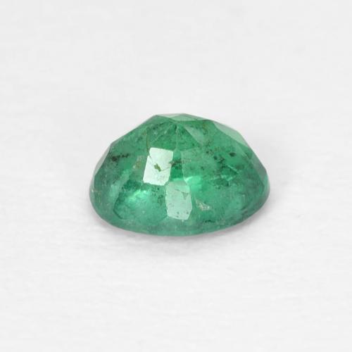 Émeraude Vert moyen naturelle ovale, 0.37 ct, VS-SI