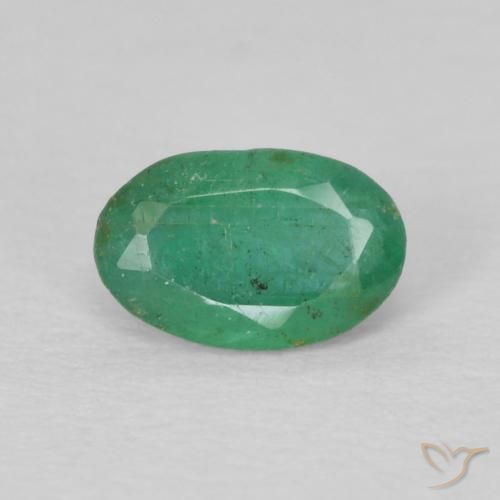 0.31ct Naturel Vert clair moyen Émeraude, ovale, VS
