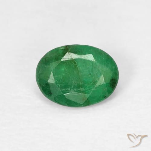 0.31ct Naturel Vert moyen Émeraude, ovale, SI