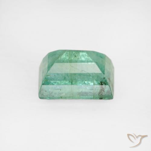 Émeraude Vert pistache naturelle Baquette, 0.27 ct, SI
