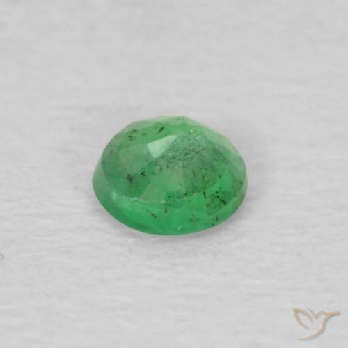 Émeraude Vert clair naturelle Tour, 0.12 ct, VS-SI
