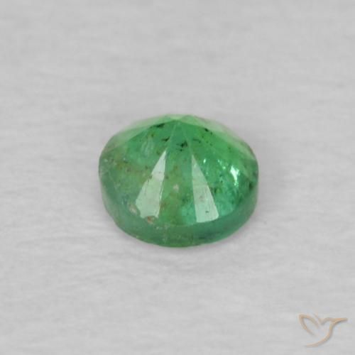 Émeraude Vert clair naturelle Tour, 0.15 ct, VS-SI