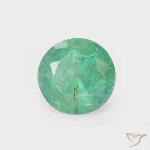 Émeraude Bleu vert naturelle Tour, 0.25 ct, VS