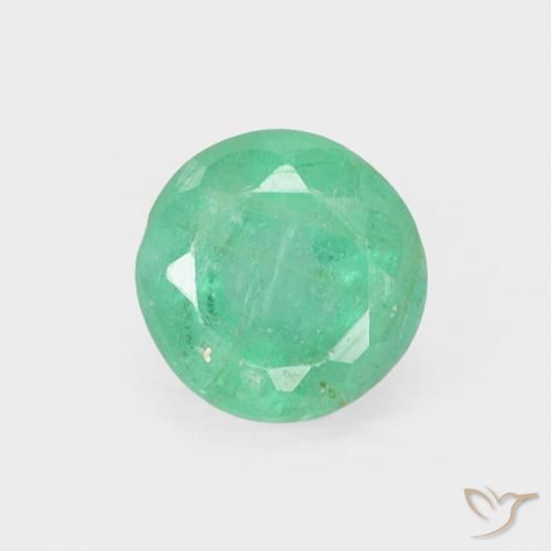 0.30ct Naturel Vert frais Émeraude, Tour, VS