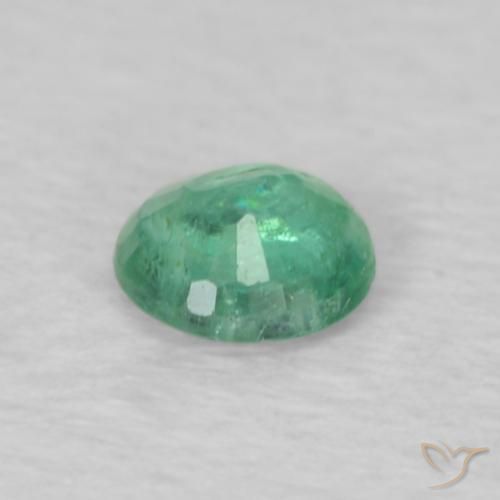 Émeraude Bleu vert naturelle Tour, 0.15 ct, VS-SI