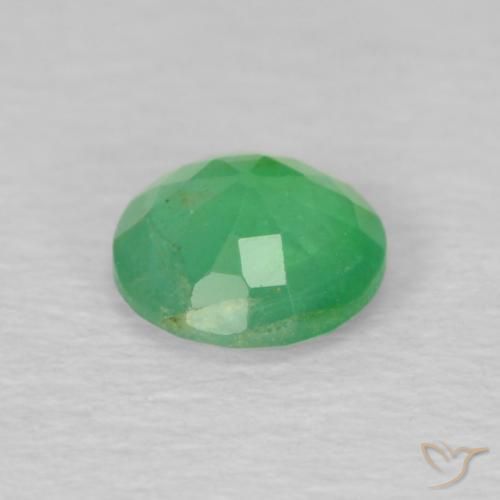 Émeraude Vert jaunâtre naturelle Tour, 0.27 ct, VS-SI