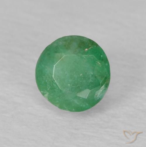 Émeraude Vert clair naturelle Tour, 0.23 ct, VS-SI