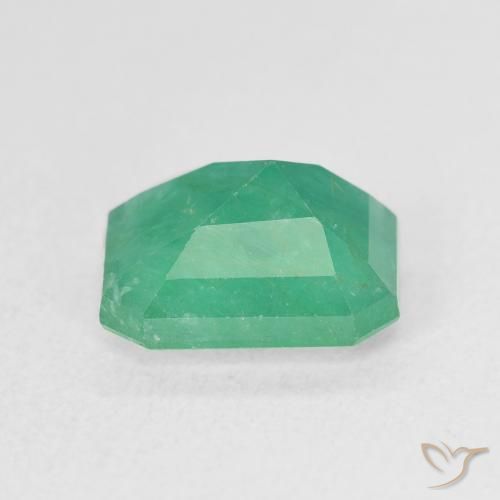 Émeraude Vert frais naturelle Octogone / coupe Émeraude, 3.11 ct, SI
