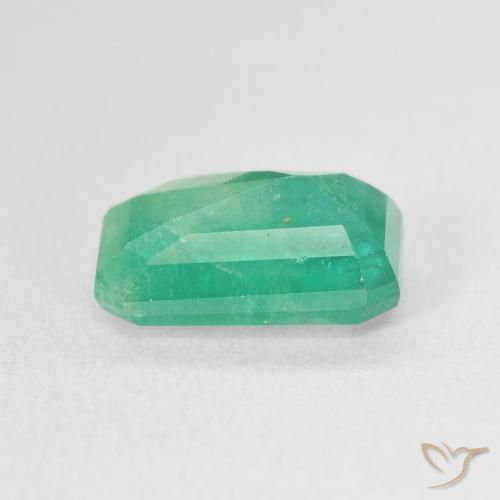 Émeraude Bleu vert naturelle Octogone / coupe Émeraude, 3.46 ct, SI