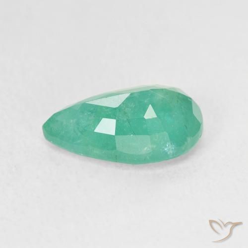 Émeraude Vert Électrique naturelle En forme de poire, 2.48 ct, SI
