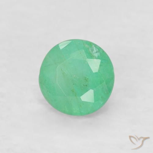 Émeraude Menthe verte naturelle Tour, 0.16 ct, SI