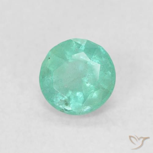 Émeraude Vert émeraude frais naturelle Tour, 0.15 ct, SI