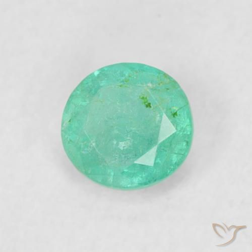 Émeraude Vert clair naturelle Tour, 0.18 ct, SI
