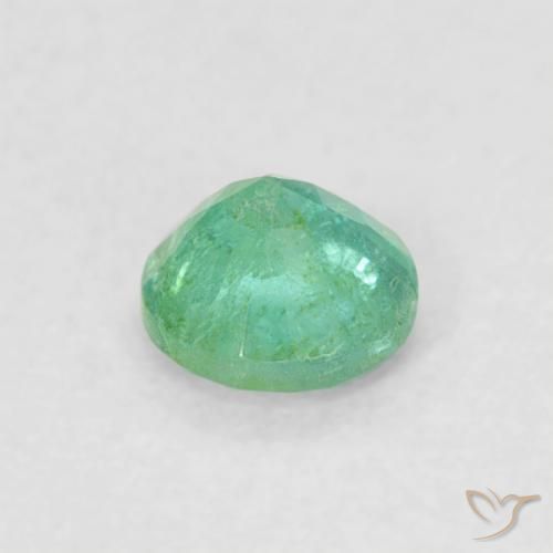 Émeraude Vert menthe intense naturelle Tour, 0.17 ct, SI