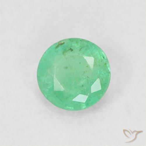 Émeraude Menthe verte naturelle Tour, 0.17 ct, SI
