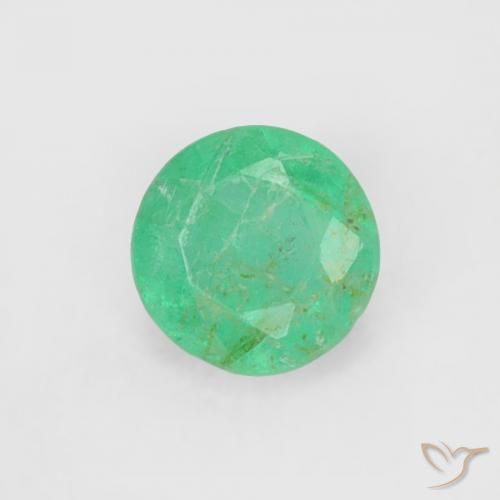 Émeraude Bleu vert naturelle Tour, 0.16 ct, SI