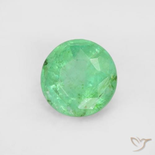Émeraude Vert frais naturelle Tour, 0.16 ct, SI