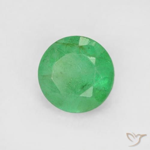 Émeraude Vert clair naturelle Tour, 0.19 ct, SI