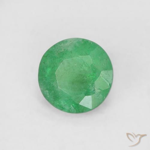 Émeraude Vert frais naturelle Tour, 0.16 ct, SI