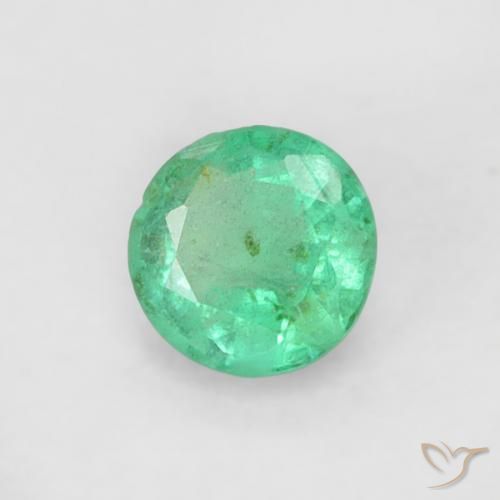 Émeraude Bleu vert naturelle Tour, 0.18 ct, SI
