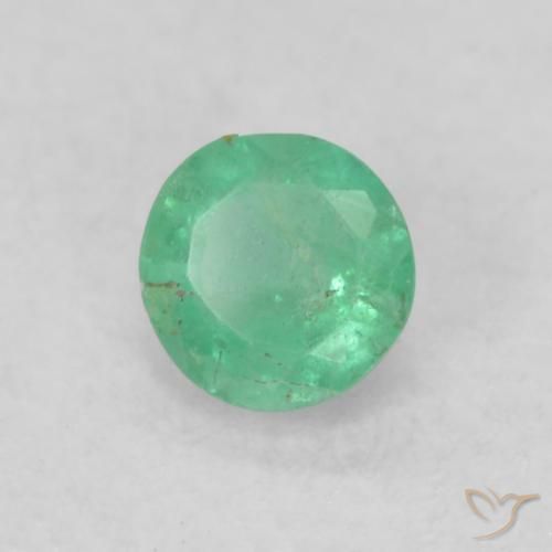 Émeraude Vert moyen naturelle Tour, 0.19 ct, SI