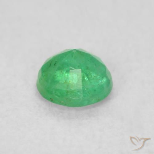 Émeraude Vert clair naturelle Tour, 0.17 ct, SI
