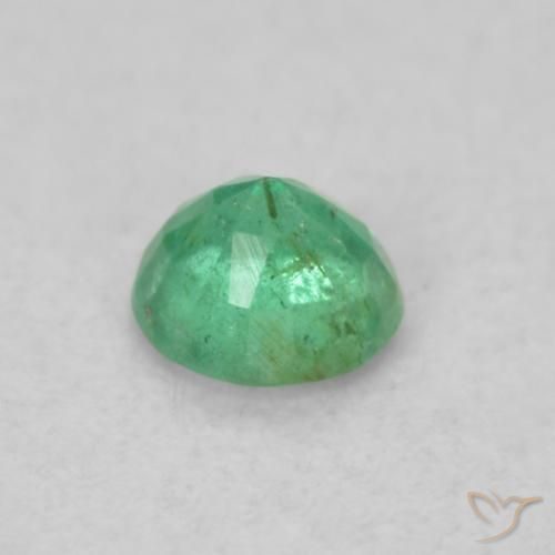 Émeraude Vert jade naturelle Tour, 0.16 ct, SI