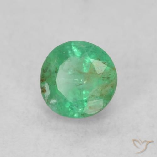 Émeraude Vert moyen naturelle Tour, 0.18 ct, SI