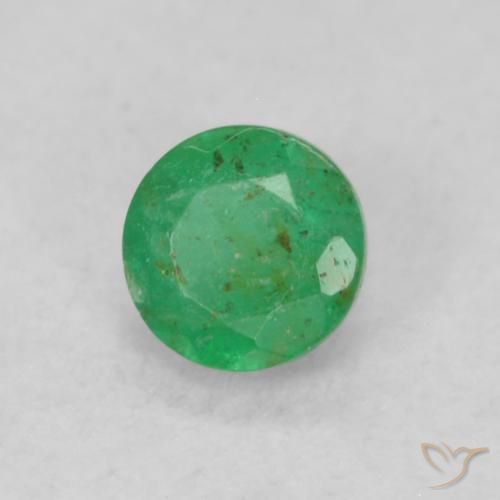Émeraude Vert clair naturelle Tour, 0.18 ct, SI