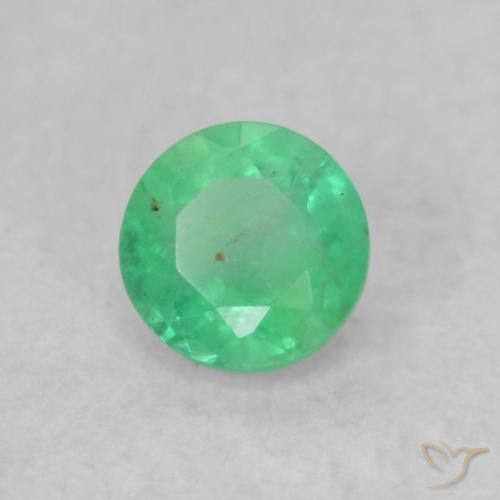 Émeraude Vert clair naturelle Tour, 0.18 ct, SI