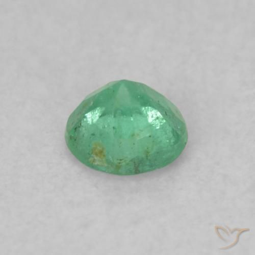 Émeraude Vert clair naturelle Tour, 0.16 ct, SI
