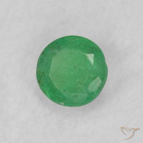 Émeraude Vert clair naturelle Tour, 0.18 ct, SI