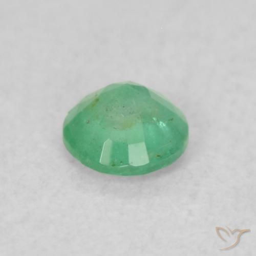 Émeraude Vert clair naturelle Tour, 0.16 ct, SI