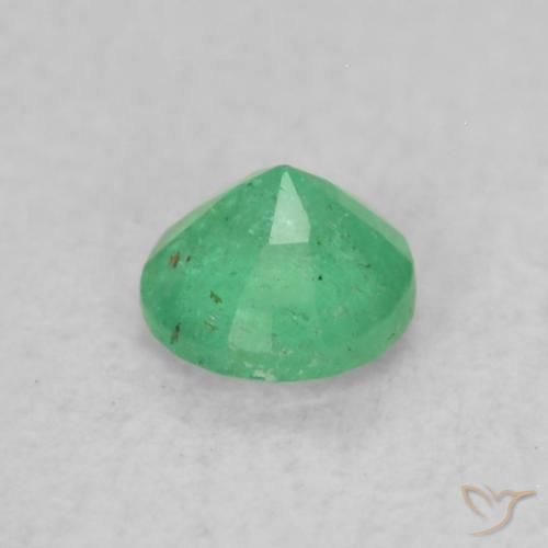 Émeraude Vert intense naturelle Tour, 0.17 ct, SI