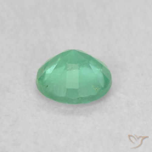 Émeraude Vert frais naturelle Tour, 0.14 ct, SI
