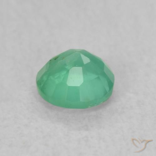 Émeraude Vert fougère profond naturelle Tour, 0.18 ct, SI