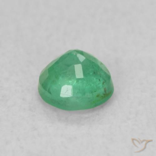 Émeraude Vert pistache naturelle Tour, 0.18 ct, SI