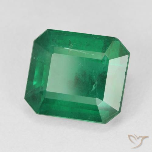 Émeraude Vert foncé naturelle Octogone / coupe Émeraude, 5.91 ct, VS-SI