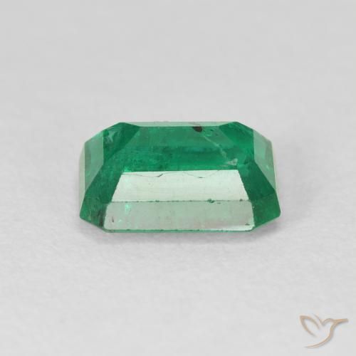 Émeraude Vert bleuâtre naturelle Octogone / coupe Émeraude, 2.46 ct, VS-SI