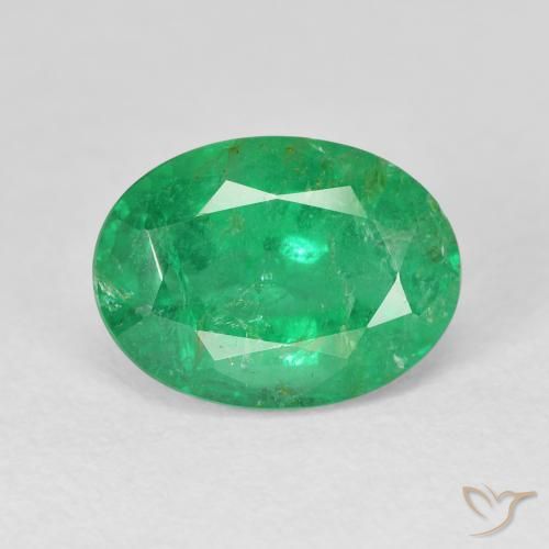 3.92ct Naturel Vert chaud Émeraude, ovale, VS-SI