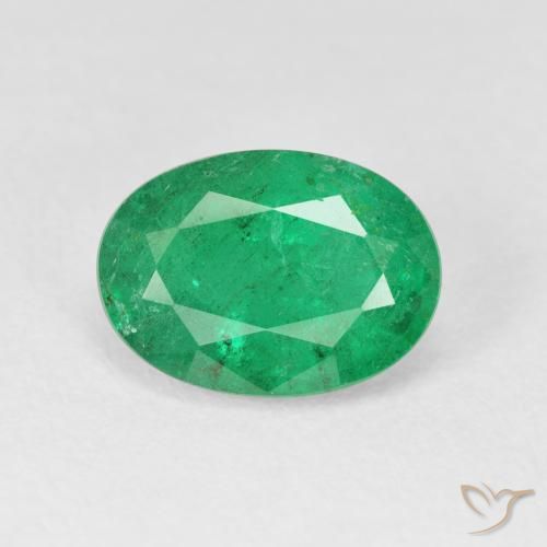 3.38ct Naturel Vert moyen Émeraude, ovale, VS-SI