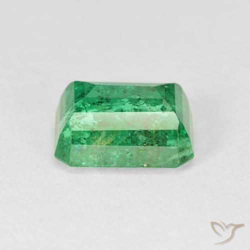 Émeraude Vert Électrique naturelle Octogone / coupe Émeraude, 3.51 ct, VS-SI