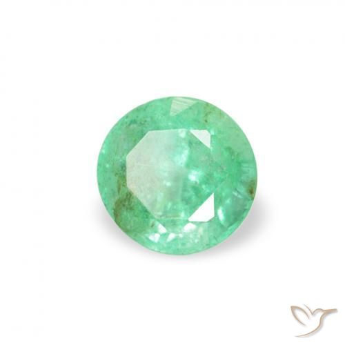 Émeraude Vert clair naturelle Tour, 0.16 ct, SI