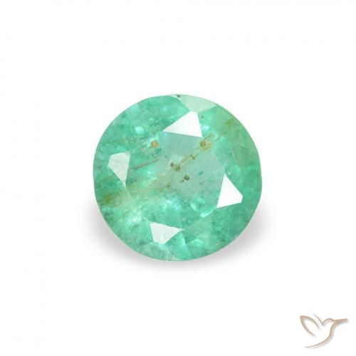 0.16ct Naturel Vert émeraude frais Émeraude, Tour, SI