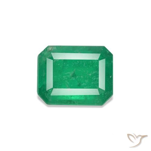 Émeraude Vert moyen naturelle Octogone / coupe Émeraude, 0.51 ct, VS-SI